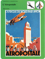 Illustration Affiche Publicitaire Pour L'Aéropostale Du  Musée De L'air à Paris - Flugzeuge