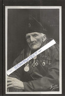 NIVELLES-ANCIEN COMBATTANT-1830-UNIFORME-DECOREE-DECORATIONS-CARTE-PHOTO-SIGNEE-HECTOR-BASSE-VOYEZ LES 2 SCANS ! ! ! - Nijvel