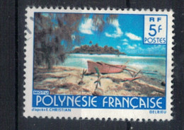 POLYNESIE FRANCAISE           N°  YVERT  136 (2)   OBLITERE     ( OB    06/ 37 ) - Gebraucht