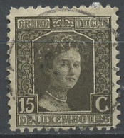 Luxembourg - Luxemburg 1914-20 Y&T N°97 - Michel N°94 (o) - 15c Grande Duchesse Marie Adélaïde - 1914-24 Marie-Adélaida