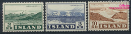 Island 316-318 (kompl.Ausg.) Postfrisch 1957 Freimarken: Landschaften (9955236 - Unused Stamps
