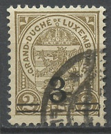 Luxembourg - Luxemburg 1916-24 Y&T N°111 - Michel N°108 (o) - 3cs10c Armoirie - 1907-24 Coat Of Arms
