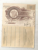 Carte De Membre ,TOURING CLUB DE FRANCE ,1945, Timbrée, 2 Scans - Tarjetas De Membresía