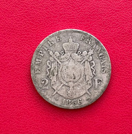 Belle Monnaie Argent De 2 Francs Napoléon III, Tête Laurée 1866 BB - 2 Francs
