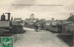 La Plaine Sur Mer , Près Préfailles * Passage Train Express Pornic Paimboeuf * Locomotive Machine Ligne Chemin De Fer - La-Plaine-sur-Mer