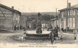 Rarécourt * 1911 * Rue Haute Et Côtes De L'argonne * Enfants Villageois Fontaine - Sonstige & Ohne Zuordnung