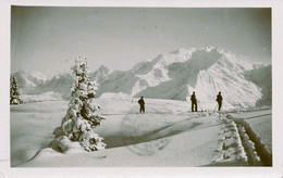 Le Col Du Mont D'arbois , St Gervais Les Bains * Carte Photo * Ski Skieurs Skieur Sports D'hiver - Saint-Gervais-les-Bains