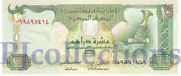 UNITED ARAB EMIRATES 10 DIRHAMS 2009 PICK 27a UNC - Emiratos Arabes Unidos