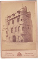 23-GF-247 : PHOTO FORMAT 16.5 CM X 11 CM COLLEE SUR CARTON FORT. CONDE SUR ESCAUT  CHATEAU DES DUCS DE CROUY - Conde Sur Escaut