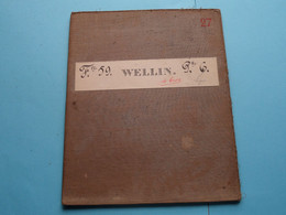 WELLIN Feuille N° 59 Planchette N° 6 België ( Photo & Imp Brux.1879 > 1868 L&N Katoen / Cotton / Coton ) ! - Europe