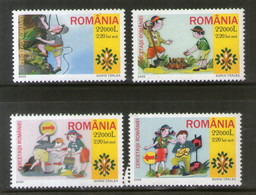 Romania 2005 Scout Activities Sc 4732-35 MNH # 1002 - Gebraucht