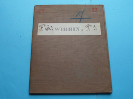 WIBRIN Feuille N° 60 Planchette N° 3 België ( Photo & Imp Brux.1879 > 1869 L&N Katoen / Cotton / Coton ) ! - Europe