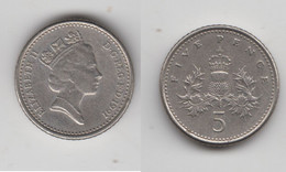 5 PENCE 1991 - 5 Pence & 5 New Pence