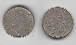 5 PENCE 1990 - 5 Pence & 5 New Pence