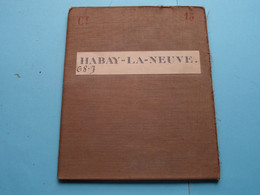 HABAY-LA-NEUVE Feuille N° 68 Planchette N° 7 België ( Photo & Imp Brux.1880 > 1869 L&N Katoen / Cotton / Coton ) ! - Europa