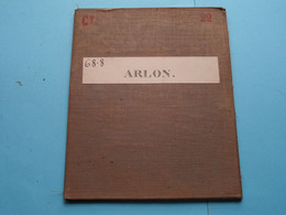ARLON Feuille N° 68 Planchette N° 8 België ( Photo & Imp Brux.1881 > 1869 L&N Katoen / Cotton / Coton ) ! - Europe