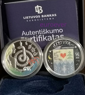 5 Euro Gedenkmünze 2021 Litauen / Lithuania - Märchen Aus Meiner Kindheit - Eglė, Königin Der Schlange - Silber In Farbe - Lithuania