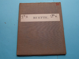 RUETTE Feuille N° 71 Planchette N° 6 België ( Photo & Imp Brux.1880 > 1869 L&N Katoen / Cotton / Coton ) ! - Europe