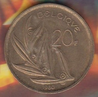 @Y@  België   20 Frank  1980     (4937) - 20 Francs