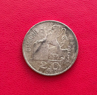 Belle Monnaie De BELGIQUE 20 Francs Mercure, Légende Française 1950 - 50 Francs