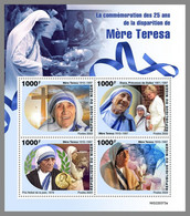 NIGER 2022 MNH Mother Teresa Mutter Teresa Mere Teresa Princess Diana M/S - OFFICIAL ISSUE - DHQ2306 - Mutter Teresa