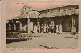 AFRICA - SUDAN - MAGNATI ACIOLI ALLA MISSIONE / ACHOLI -  CATHOLIC  ITALIAN MISSION - 1920s (11892) - Sudan