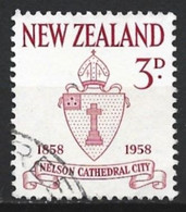 New Zealand 1958. Scott #322 (U) Nelson Diocese Seal  *Complete Issue* - Usati