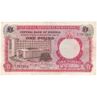 Billet, Nigéria, 1 Pound, KM:8, SUP - Nigeria
