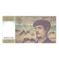 France, 20 Francs, 1980-1997, 095730 Q.004, NEUF, Fayette:66.01, KM:151a - 20 F 1980-1997 ''Debussy''