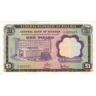 Billet, Nigéria, 1 Pound, Undated (1968), Undated (1968), KM:12a, SUP+ - Nigeria