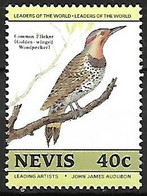 Nevis - MNH ** 1985  (drawing John J. Audubon) :  Northern Flicker -   Colaptes Auratus - Piciformes (pájaros Carpinteros)