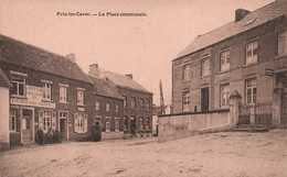 BELGIQUE - Folx Les Caves - La Place Communale - Ropson Fabrique De Cigares Vieil Ardennais - Carte Postale Ancienne - - Andere & Zonder Classificatie