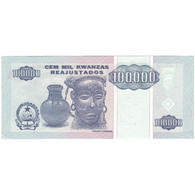 Billet, Angola, 100,000 Kwanzas Reajustados, 1995-05-01, KM:139, NEUF - Angola