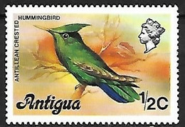 Antigua - MNH ** 1976 :  Antillean Crested Hummingbird  -  Orthorhyncus Cristatus - Colibrì