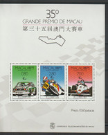 Macao 1988 Grand Prix De Macao BF 10 ** MNH - Blocks & Kleinbögen