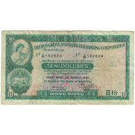Billet, Hong Kong, 10 Dollars, 1981-03-31, KM:182i, TB - Hongkong