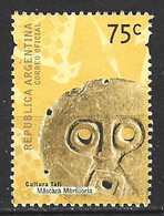 ARGENTINE. N°2211 Oblitéré De 2000. Masque Mortuaire. - Gebruikt