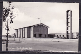 1970 HOOGEVEEN Goede Herder Kerk Z/W Gelopen Naar Utrecht - Hoogeveen