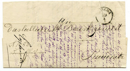 Ex Offo  Letter Cover Posted 187? Auscha (Úštěk) To Raudnitz (Roudnice Nad Labem) B230205 - ...-1918 Préphilatélie