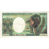 Billet, République Du Congo, 10,000 Francs, 1983, KM:7, TTB - República Democrática Del Congo & Zaire