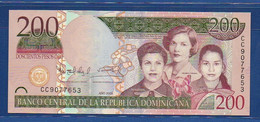 DOMINICAN REPUBLIC - P.178A – 200 Pesos Oro 2009 UNC, Serie CC 9077653 - Repubblica Dominicana