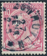 BELGIQUE - COB 46 - 10C ROSE RELAIS A ETOILES ZONHOVEN - 1884-1891 Leopoldo II