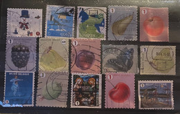 België 15 Moderne Zegels Afgestempeld Aan 10 Cent Per Zegel - Used Stamps