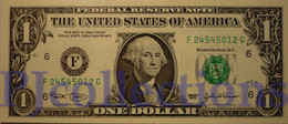 UNITED STATES OF AMERICA 1 DOLLAR 2003 PICK 515a UNC PREFIX "F" - Federal Reserve (1928-...)