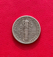Belle Monnaie Des ÉTATS-UNIS D'AMÉRIQUE 1 Dime Mercury 1943 - Autres & Non Classés