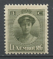 Luxembourg - Luxemburg 1921-22 Y&T N°120 - Michel N°123 * - 3c Grande Duchesse Charlotte - 1921-27 Charlotte Di Fronte