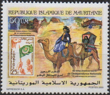 Mauritanie Mauritania 1050 Mi, Anniversaire De L'indépendance, 40 Jahre Unabhängigkeit - Mauritanie (1960-...)