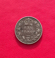 Belle Monnaie Du ROYAUME-UNI 6 Pence Edouard VII 1902 - Andere & Zonder Classificatie