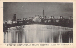 FRANCE - 75 - PARIS - Exposition Internationale Des Arts Décoratifs - 1925  -  Carte Postale Ancienne - Expositions