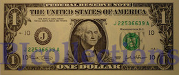 UNITED STATES OF AMERICA 1 DOLLAR 2003 PICK 515 PREFIX "J" UNC - Federal Reserve Notes (1928-...)